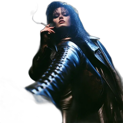 jacket, cyberpunk, concept art, photorealistic transparent PNG cut-out