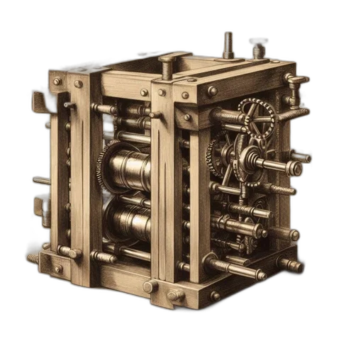 robot, 3d render, image, reveals transparent PNG cut-out
