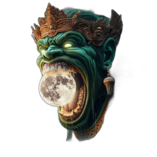 mask, dragon, face, creature transparent PNG cut-out