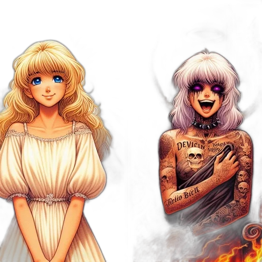 fantasy art, concept art, comic book art, anime transparent PNG cut-out