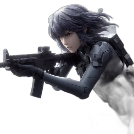 weapon, robot, concept art, comic book art transparent PNG cut-out