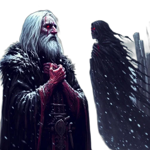 concept art, comic book art, fantasy art, snow transparent PNG cut-out