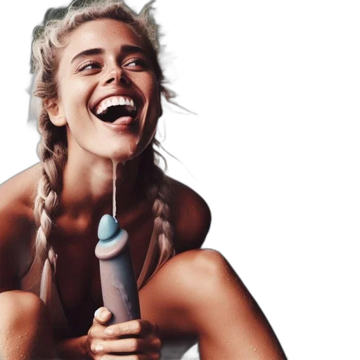 hair, sword, weapon, staff transparent PNG cut-out