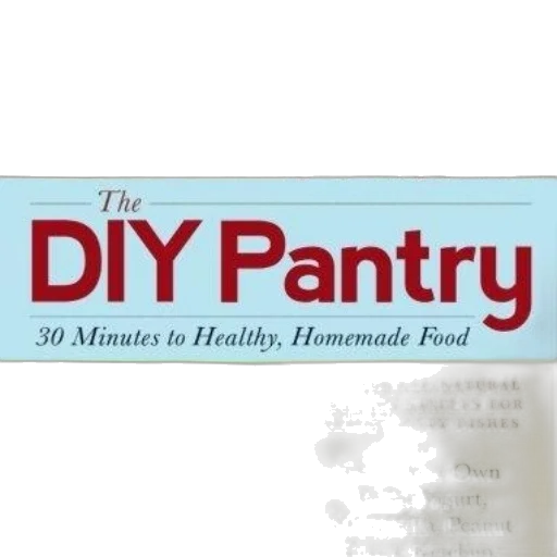 diy, pantry, book, cover transparent PNG cut-out