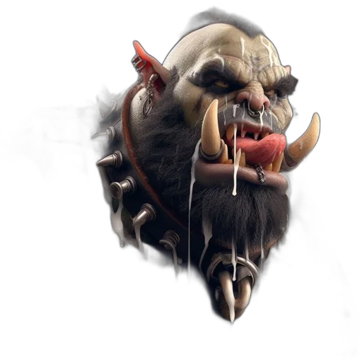 mask, face, creature, staff transparent PNG cut-out
