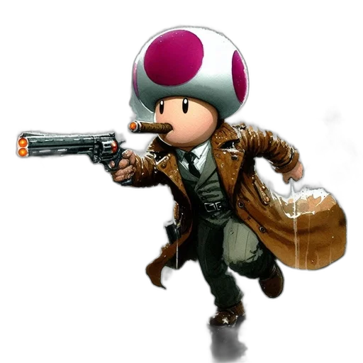 weapon, jacket, animal, hat transparent PNG cut-out