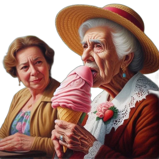 hat, food, umbrella, face transparent PNG cut-out