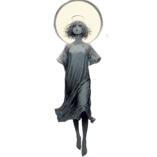 dress, hat, staff, mask transparent PNG cut-out