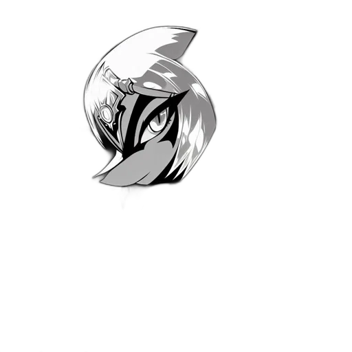 mask, hair, face, staff transparent PNG cut-out