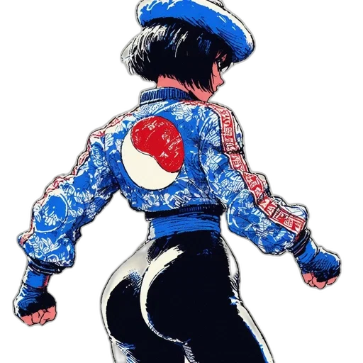 jacket, dress, robot, weapon transparent PNG cut-out