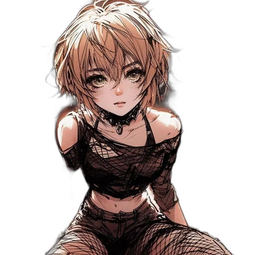 dress, staff, hair, face transparent PNG cut-out