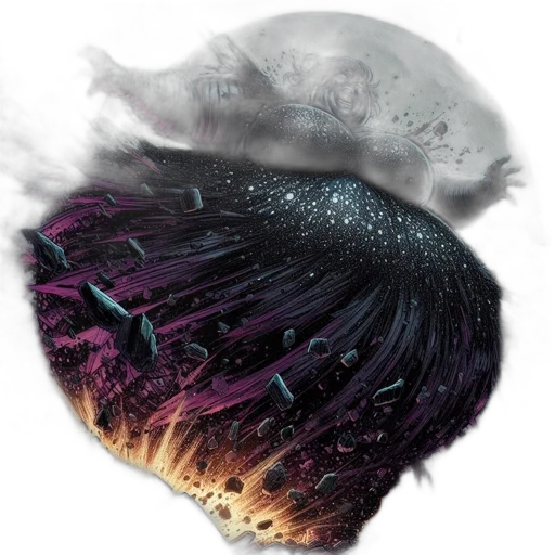 hair, dragon, fantasy art, concept art transparent PNG cut-out