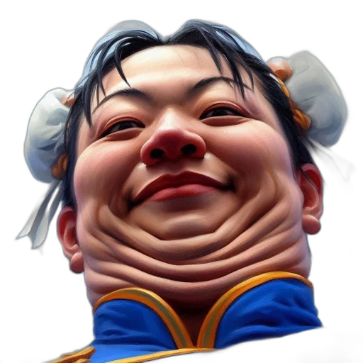 face, crown, staff, creature transparent PNG cut-out