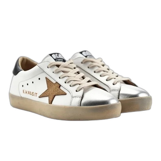 shoes, pair, white, sneakers transparent PNG cut-out
