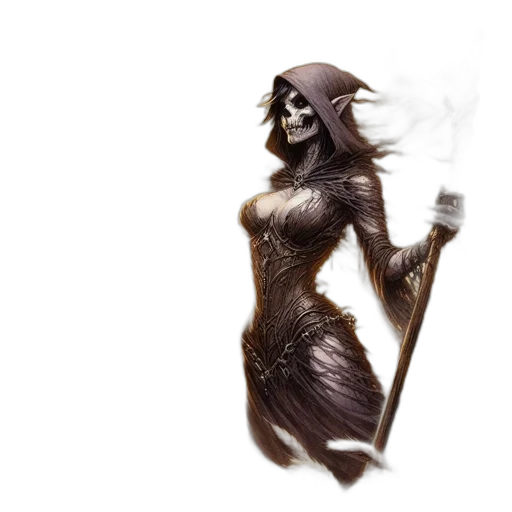 staff, creature, mask, weapon transparent PNG cut-out