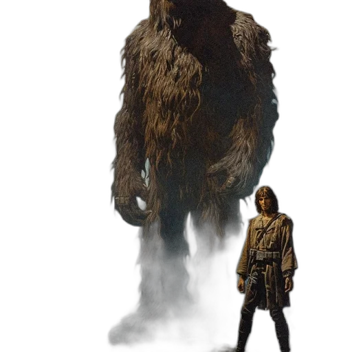 creature, animal, concept art, fog transparent PNG cut-out