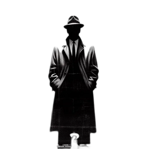 jacket, hat, mask, staff transparent PNG cut-out