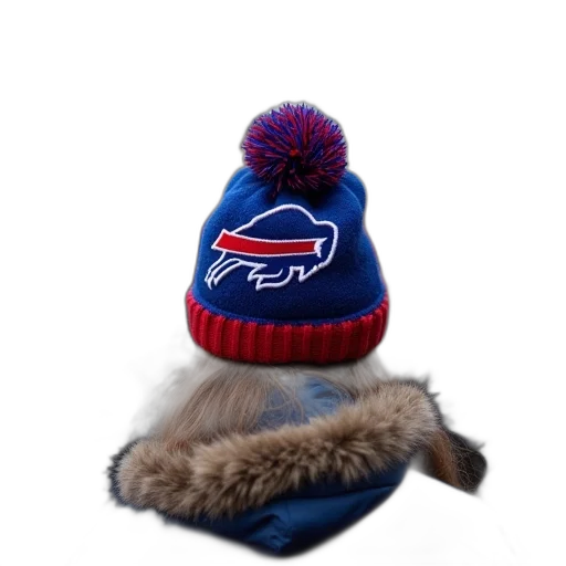 hat, fans, wearing, buffalo transparent PNG cut-out
