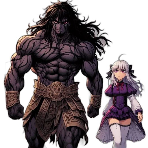 concept art, fantasy art, comic book art, pixel art transparent PNG cut-out