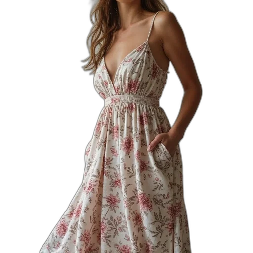 dress, kleid, casual, size transparent PNG cut-out