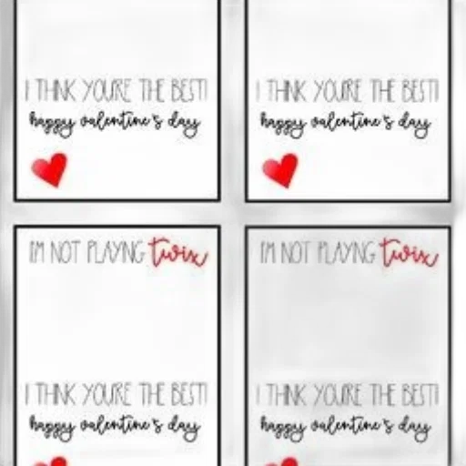 four, valentine, day, cards transparent PNG cut-out