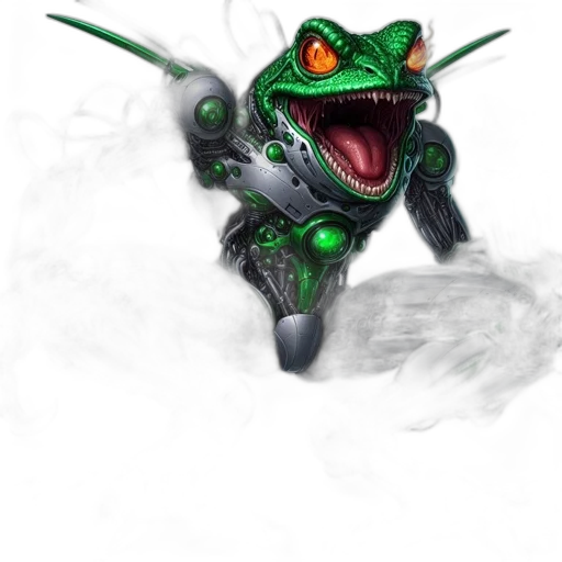 dragon, creature, robot, animal transparent PNG cut-out