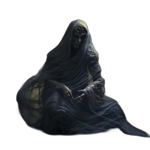 dress, mask, creature, face transparent PNG cut-out