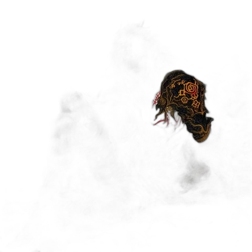 dragon, mask, crown, creature transparent PNG cut-out
