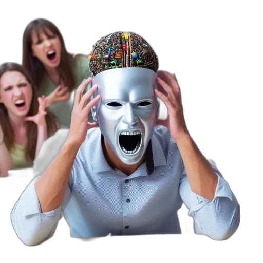 mask, robot, face, hat transparent PNG cut-out