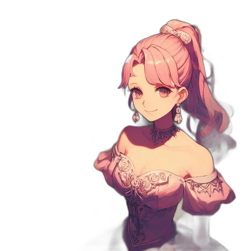 dress, crown, mask, flower transparent PNG cut-out