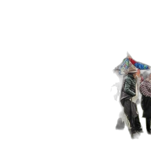 umbrella, jacket, mask, hat transparent PNG cut-out