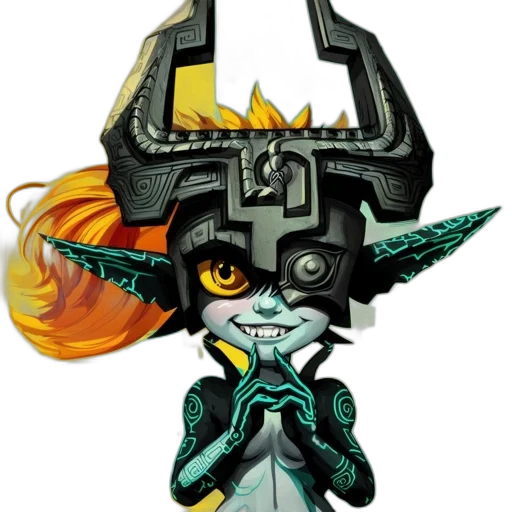 staff, mask, robot, crown transparent PNG cut-out