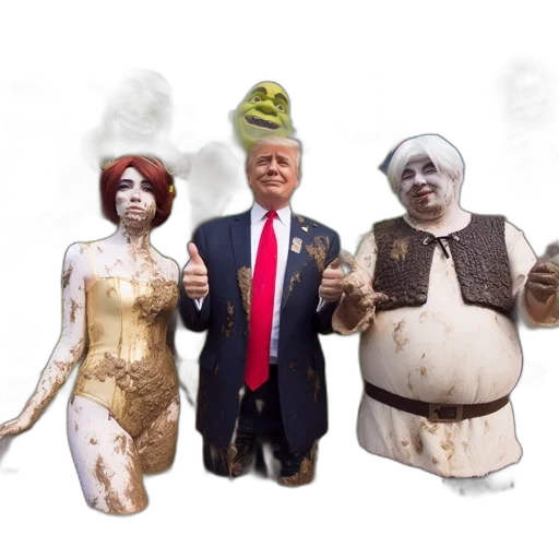 concept art, characters, shrek, universe transparent PNG cut-out