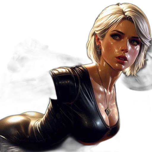 jacket, face, comic book art, concept art transparent PNG cut-out