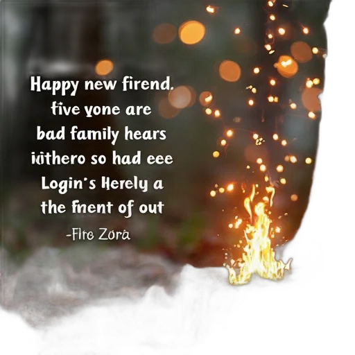 fire, beautiful, new, year transparent PNG cut-out