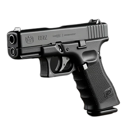 weapon, photorealistic, 3d render, springfield transparent PNG cut-out
