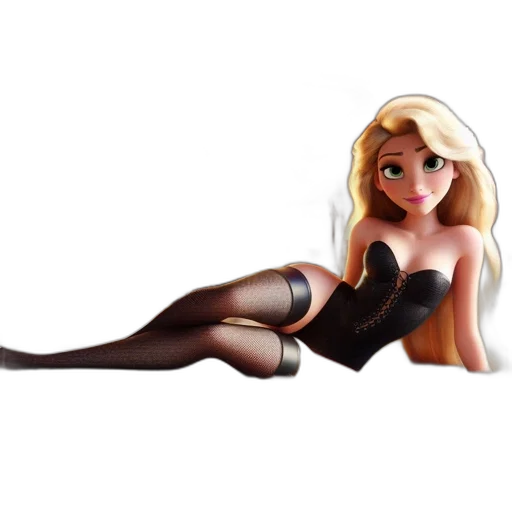 dress, cartoon, 3d render, concept art transparent PNG cut-out