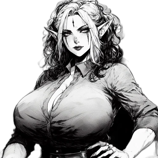 dress, staff, dragon, creature transparent PNG cut-out