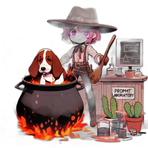 food, hat, animal, staff transparent PNG cut-out