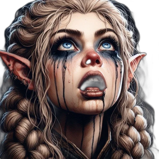 face, dragon, fantasy art, concept art transparent PNG cut-out