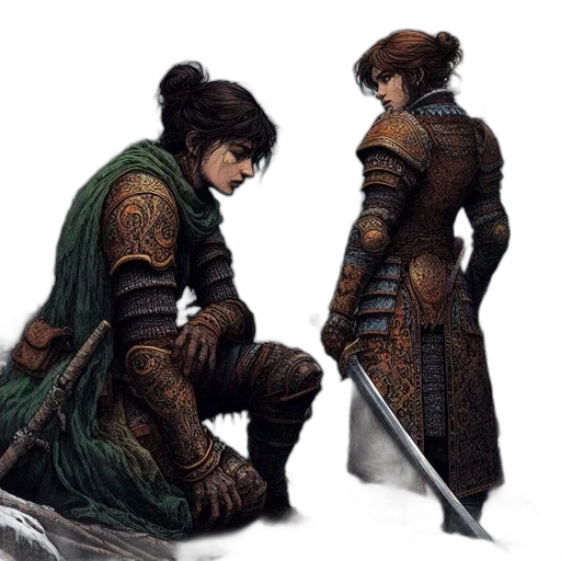 sword, fantasy art, concept art, comic book art transparent PNG cut-out