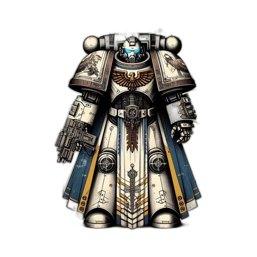 robot, concept art, fantasy art, 3d render transparent PNG cut-out