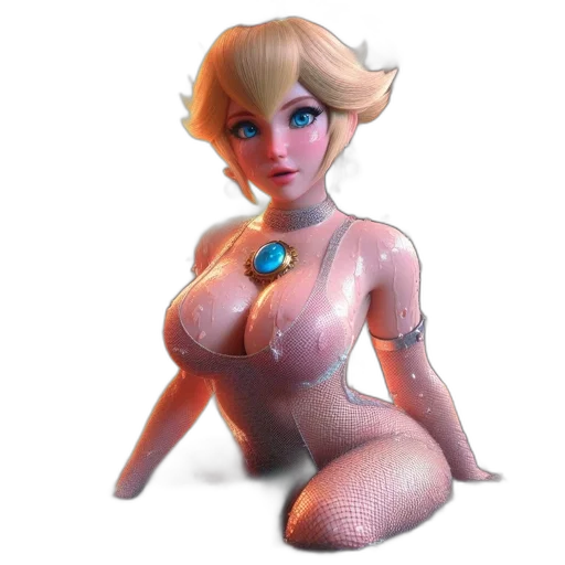 robot, dress, 3d render, concept art transparent PNG cut-out