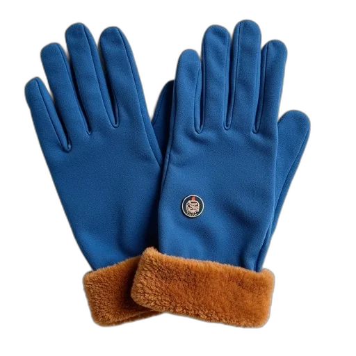 pair, blue, gloves, brown transparent PNG cut-out