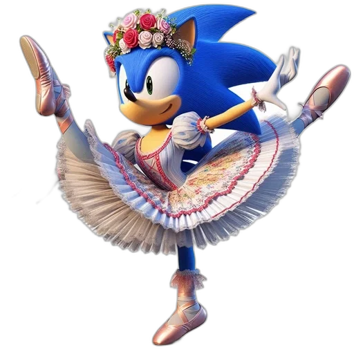 dress, flower, animal, crown transparent PNG cut-out