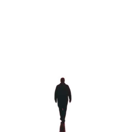 jacket, robot, creature, staff transparent PNG cut-out