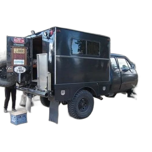 staff, car, robot, black transparent PNG cut-out