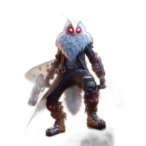 creature, mask, staff, dragon transparent PNG cut-out