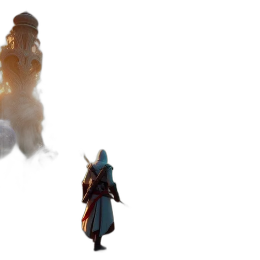 dragon, sword, staff, concept art transparent PNG cut-out