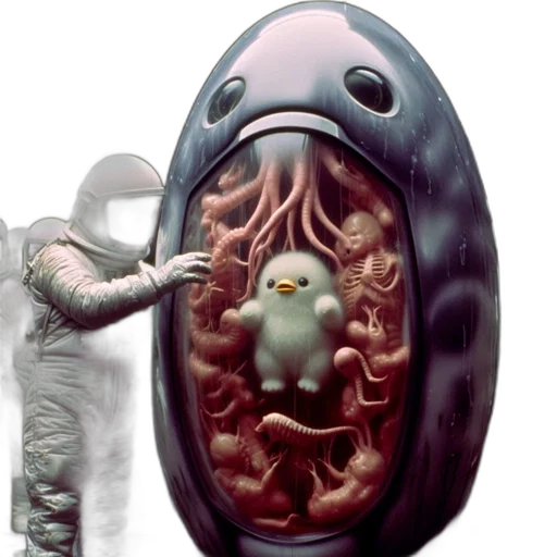 creature, mask, animal, robot transparent PNG cut-out
